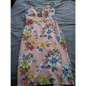 Floral bodycon dress